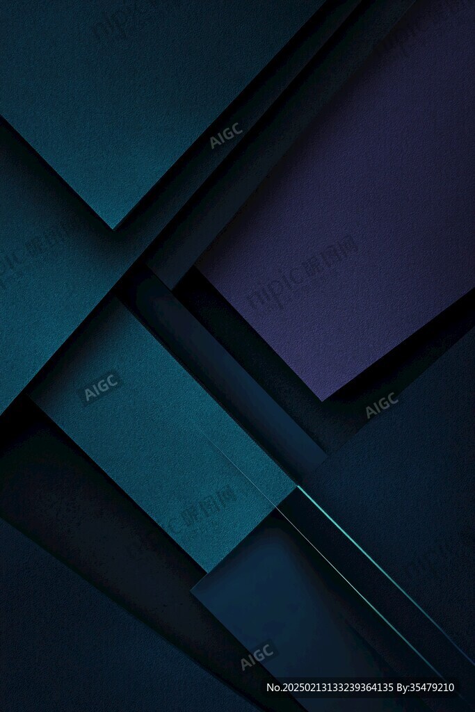 炫彩撞色立体质感背景