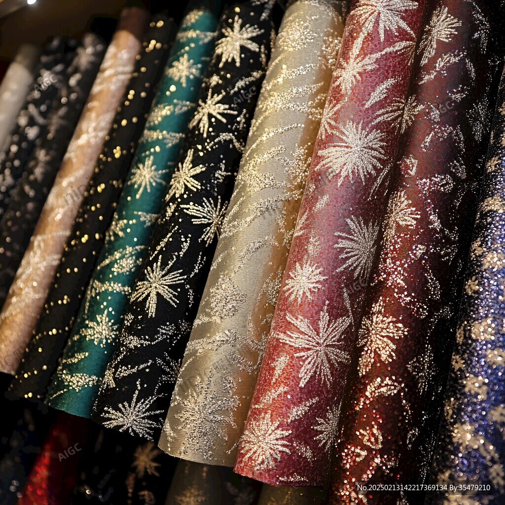 装饰烫金布料