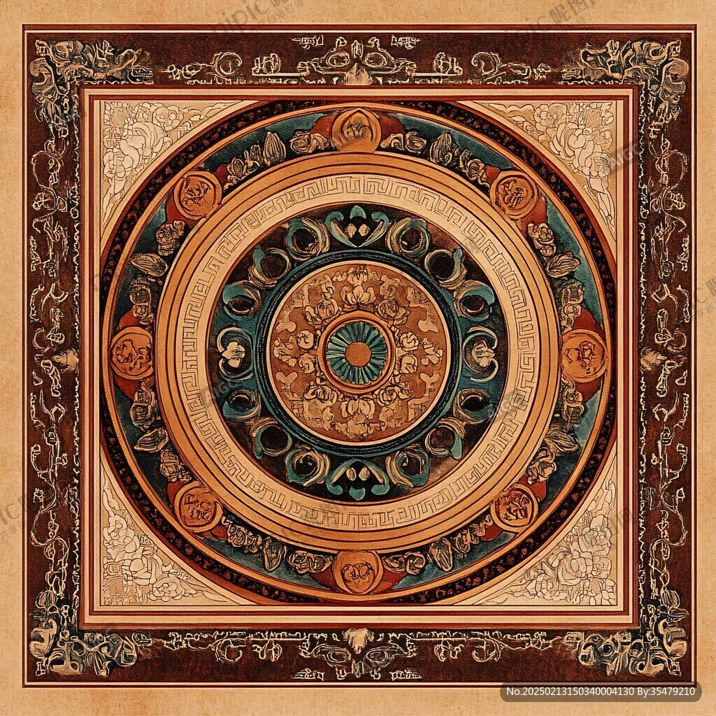 欧式古典天顶画