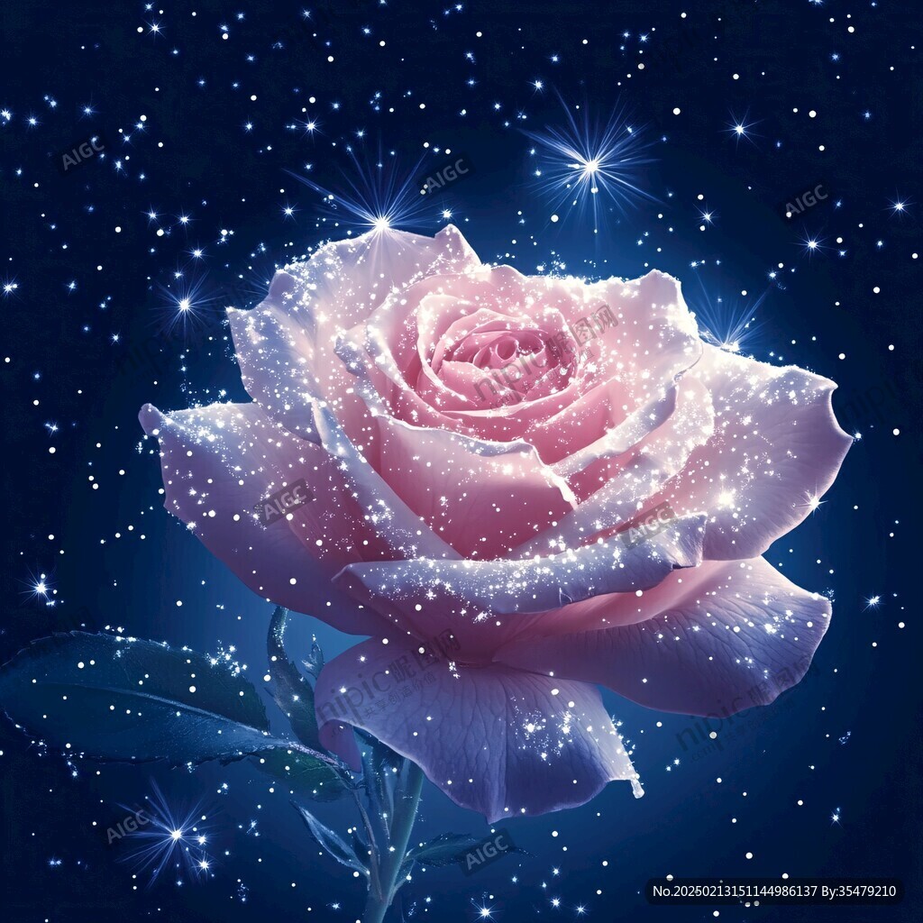 闪光光圈玫瑰花