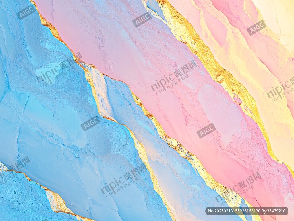 肌理彩色流体背景墙