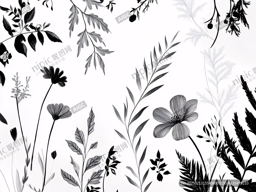 北欧风格植物花草