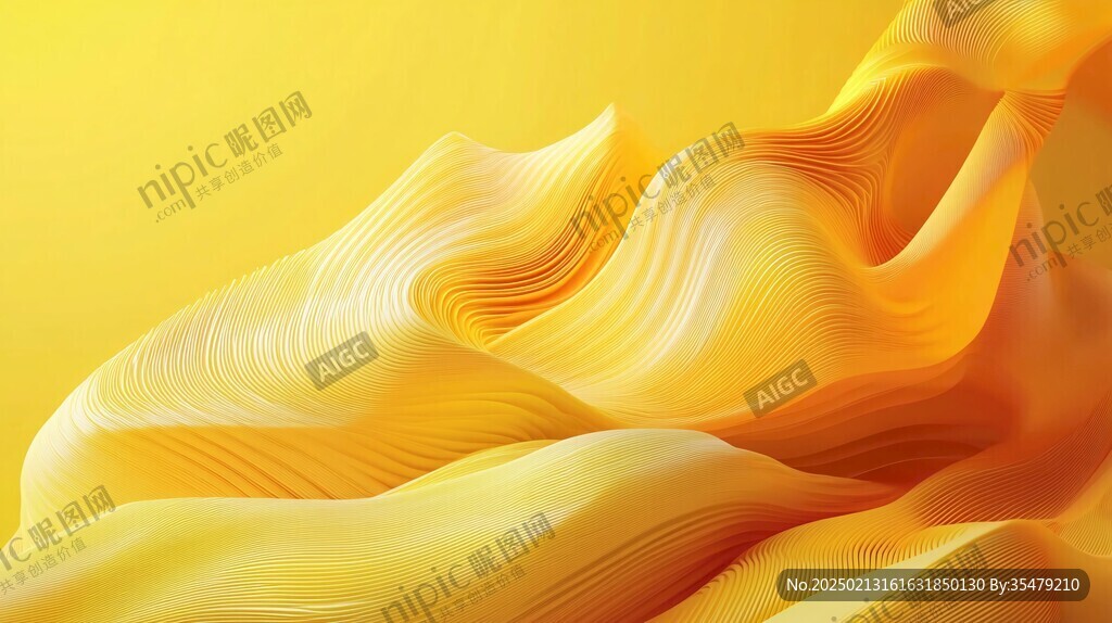 3d波浪线弧线弧形山