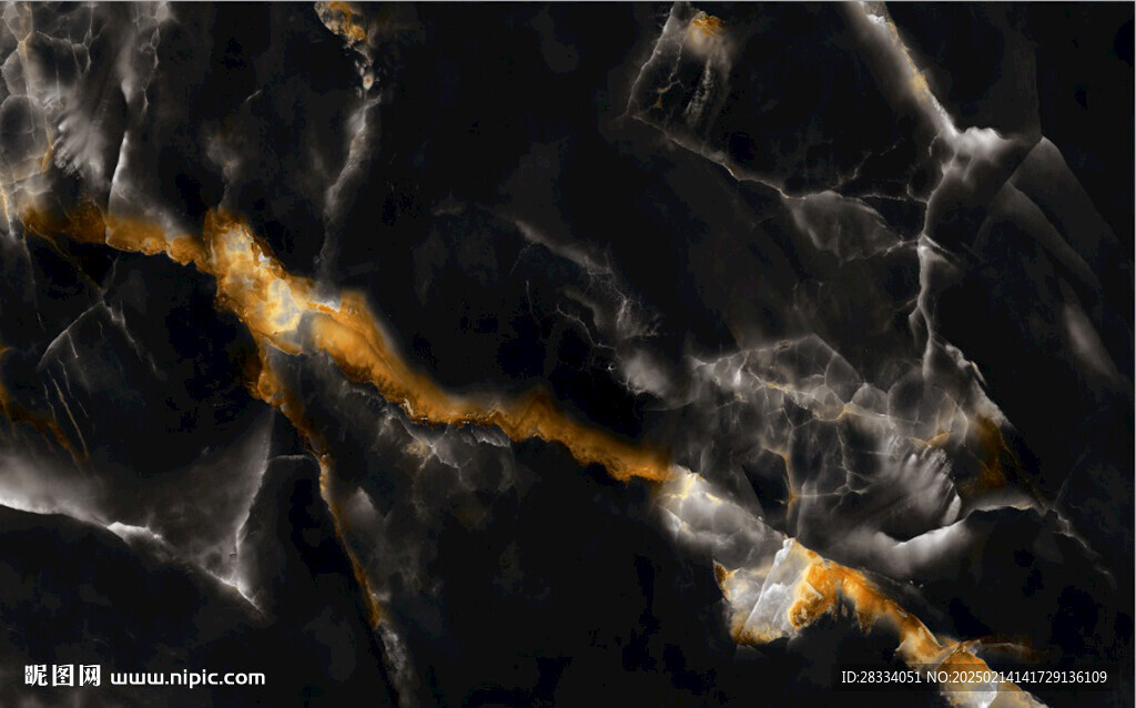 高清幻影黑金花大理石