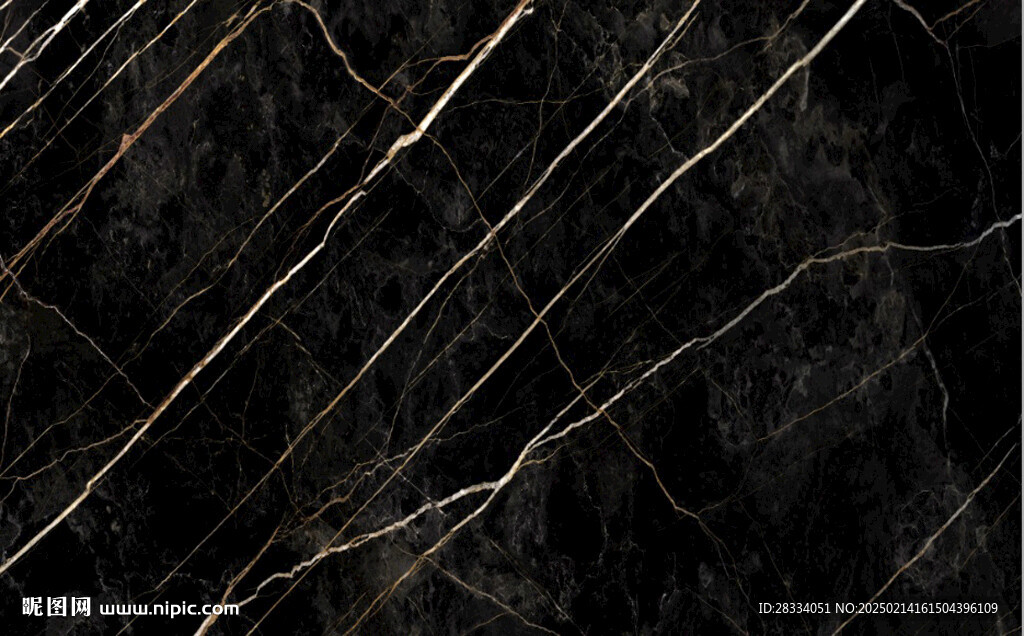 高清白根黑金花大理石
