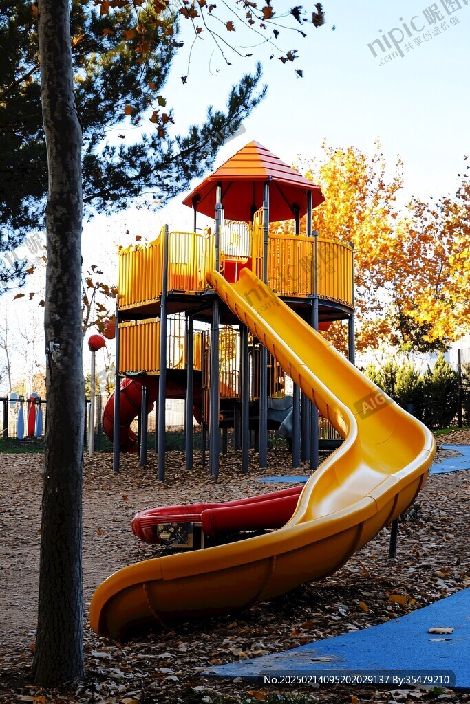 儿童游乐场一角