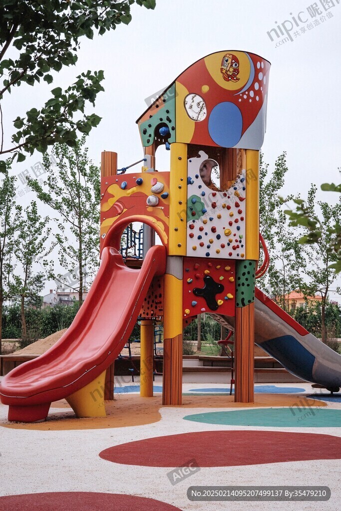 儿童游乐场一角