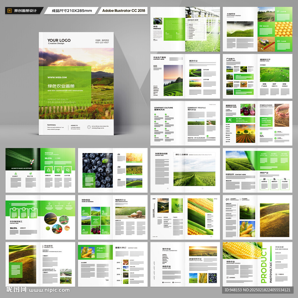 农产品宣传册
