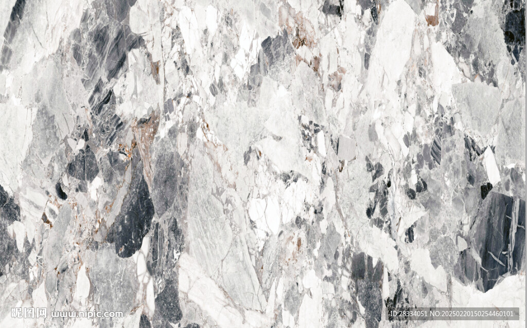高清灰色翡翠金大理石