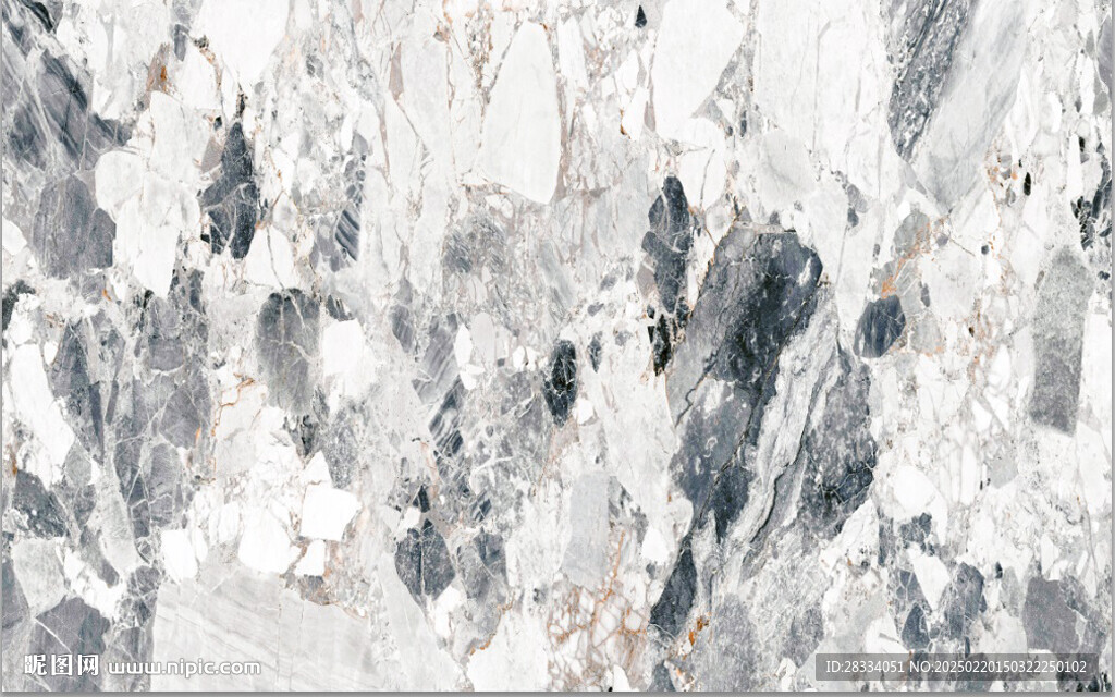 高清灰色翡翠金大理石