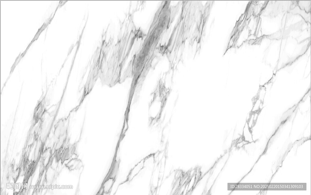 高清水墨云海白大理石