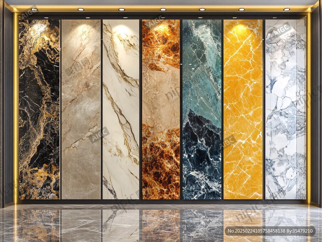 大厅挂图大理石纹理