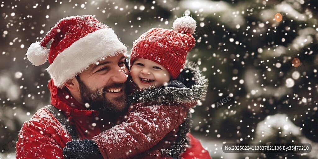 爸爸圣诞节时