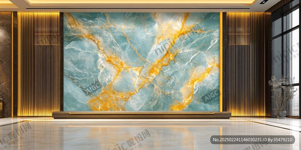 大厅挂图大理石纹理