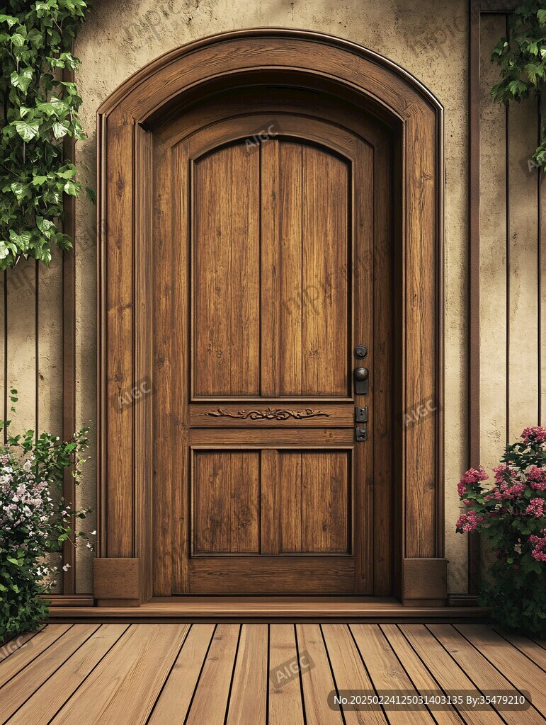 背景场景图木门场景