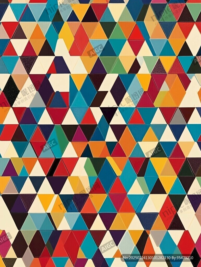 几何纹理彩色底纹