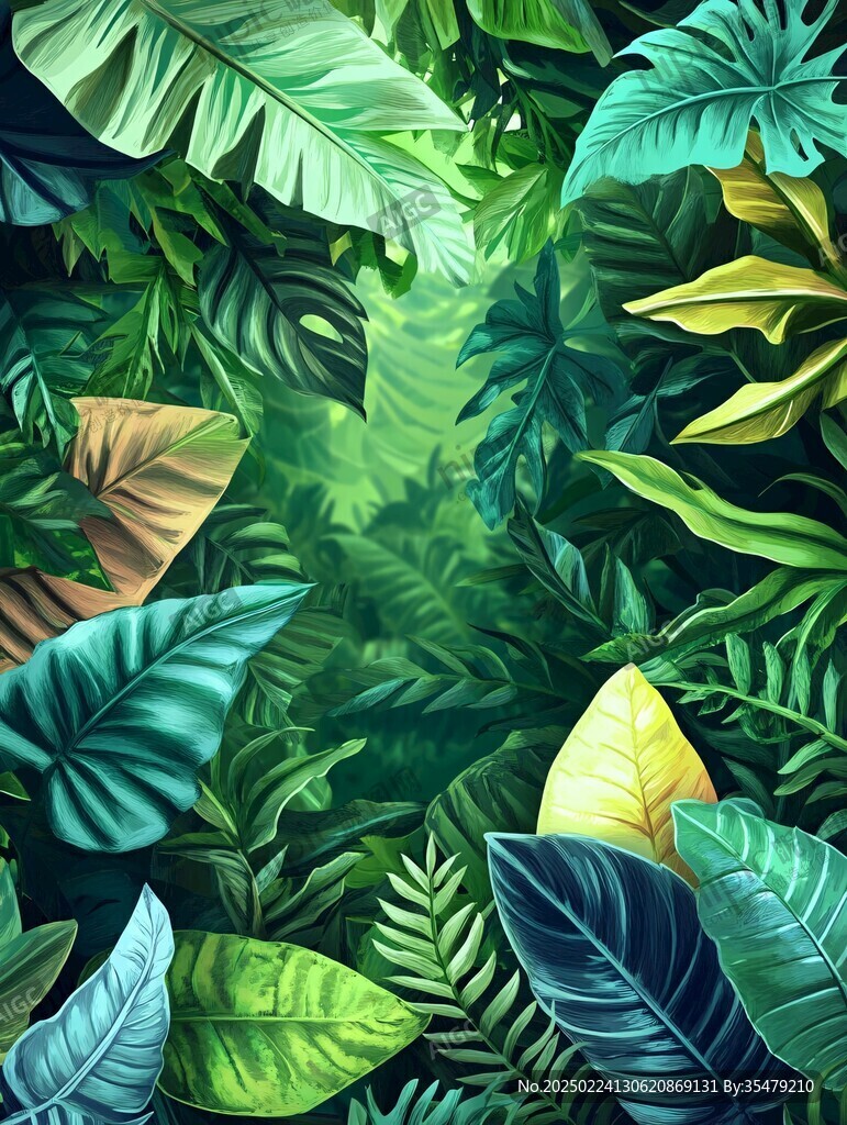 热带雨林插画