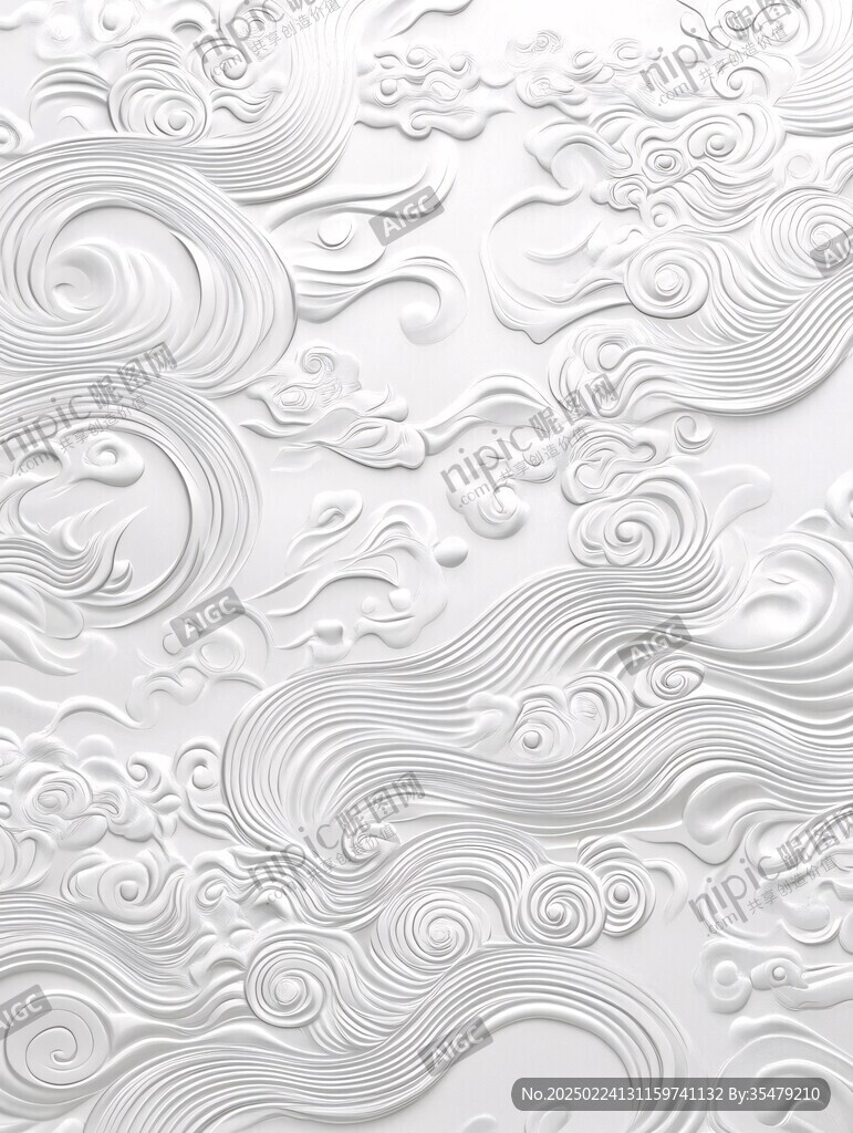 云纹浮雕素材
