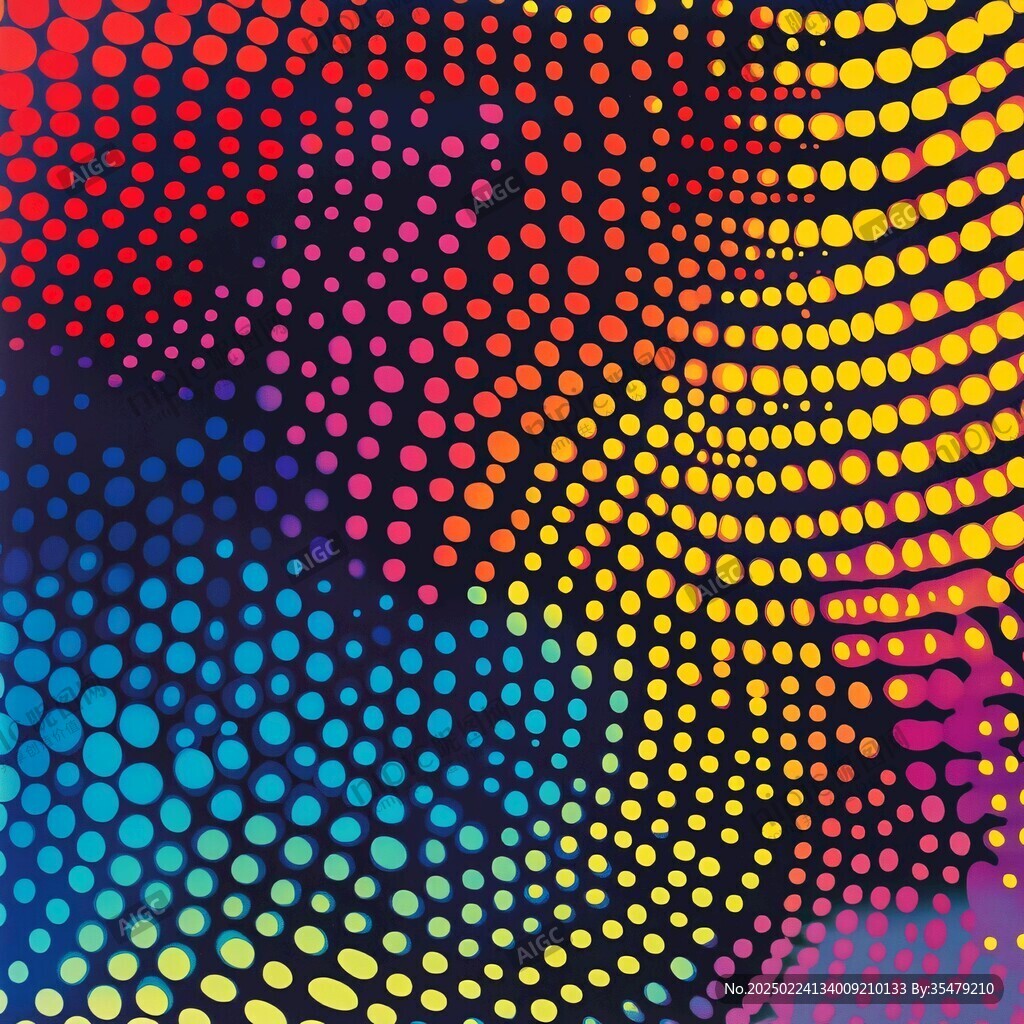 波普点渐变效果