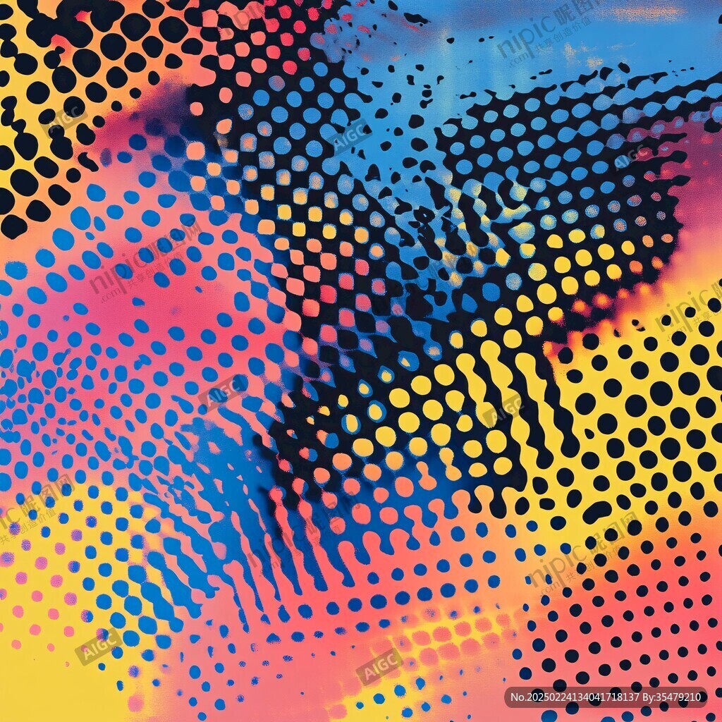 波普点渐变效果