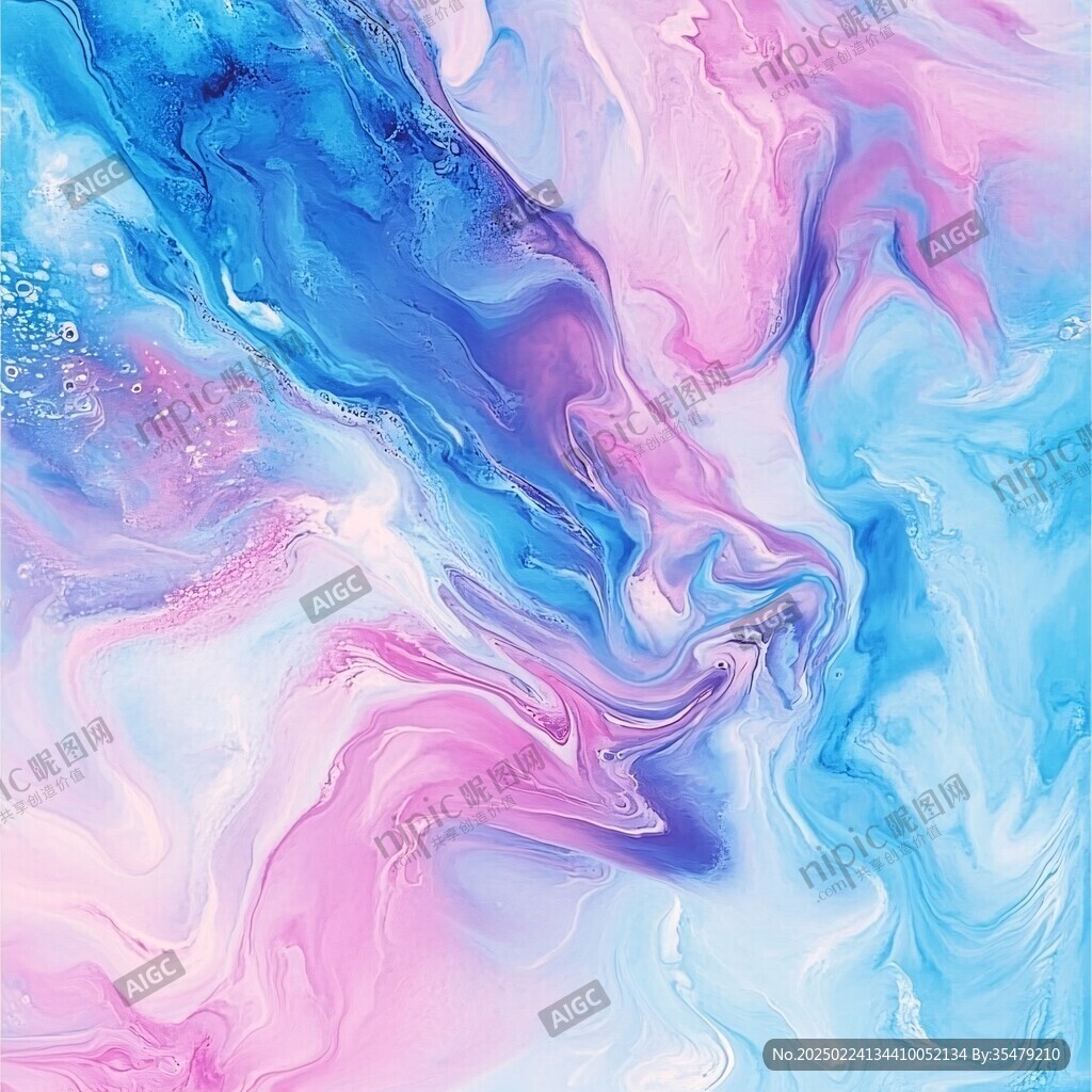 炫丽的梦幻流体画