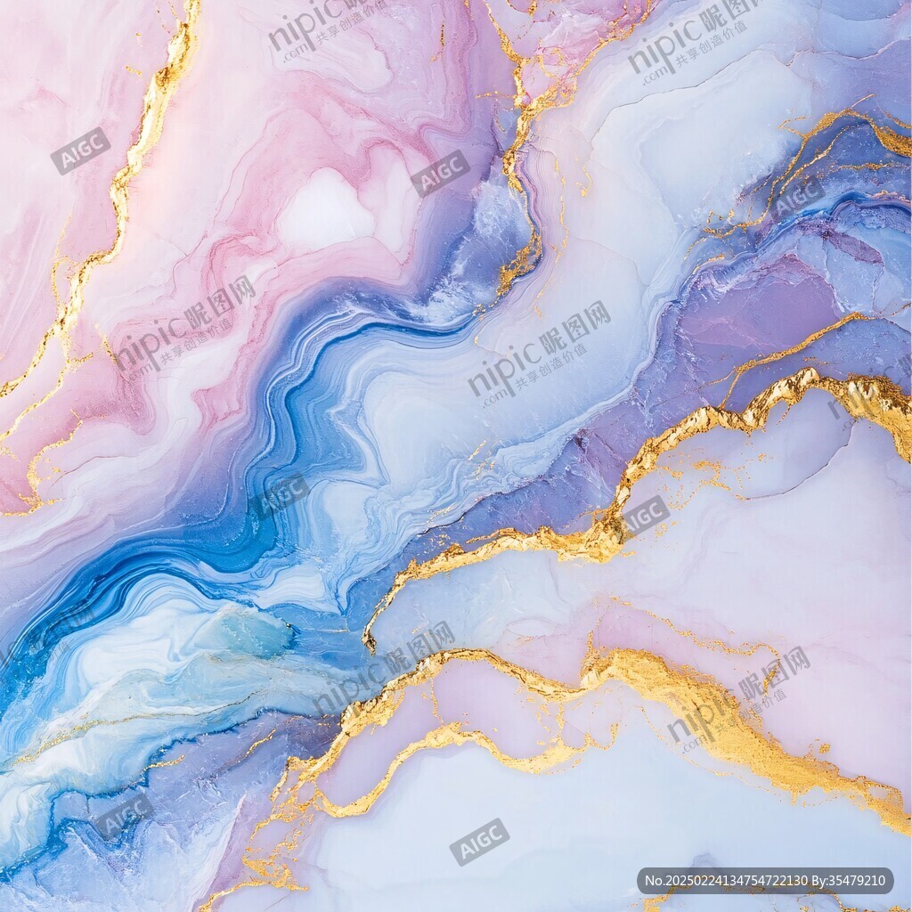 肌理彩色流体背景墙