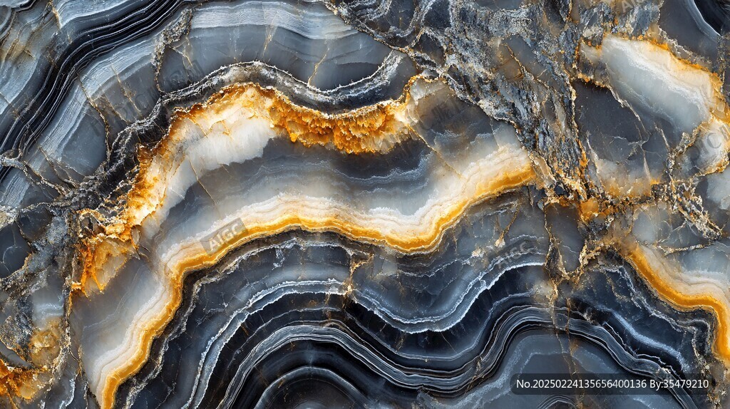 蓝色玛瑙石艺术背景