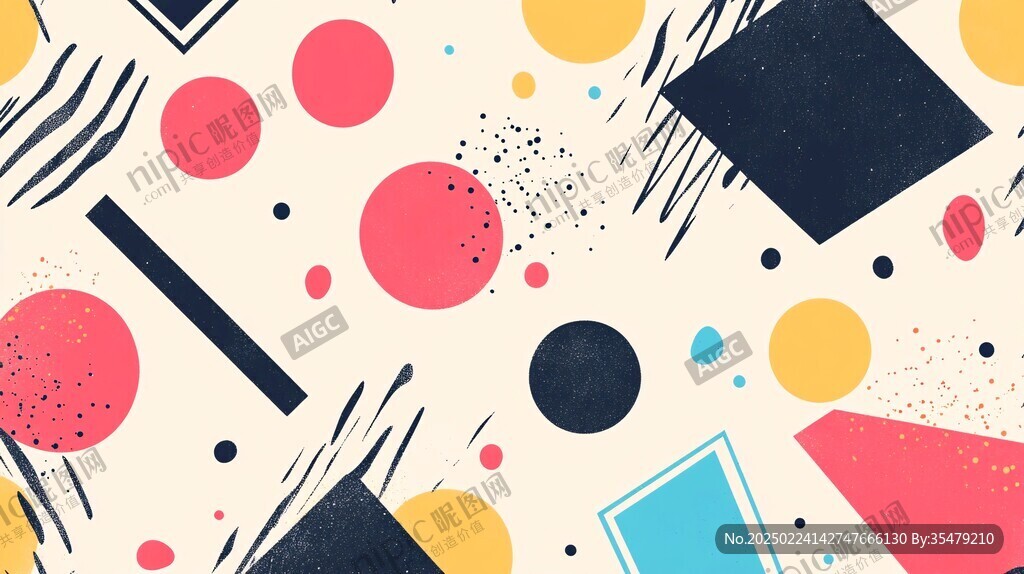 孟菲斯质感背景