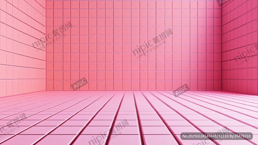 现代风地砖粉色背景