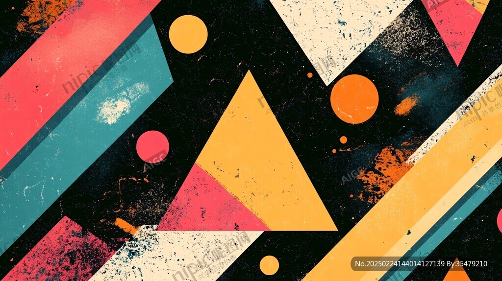 孟菲斯质感背景