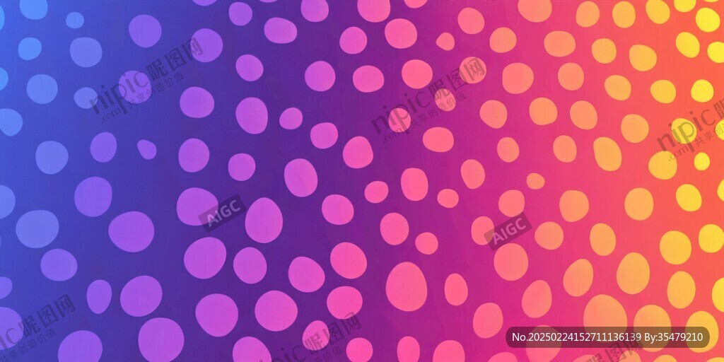 波普点渐变效果