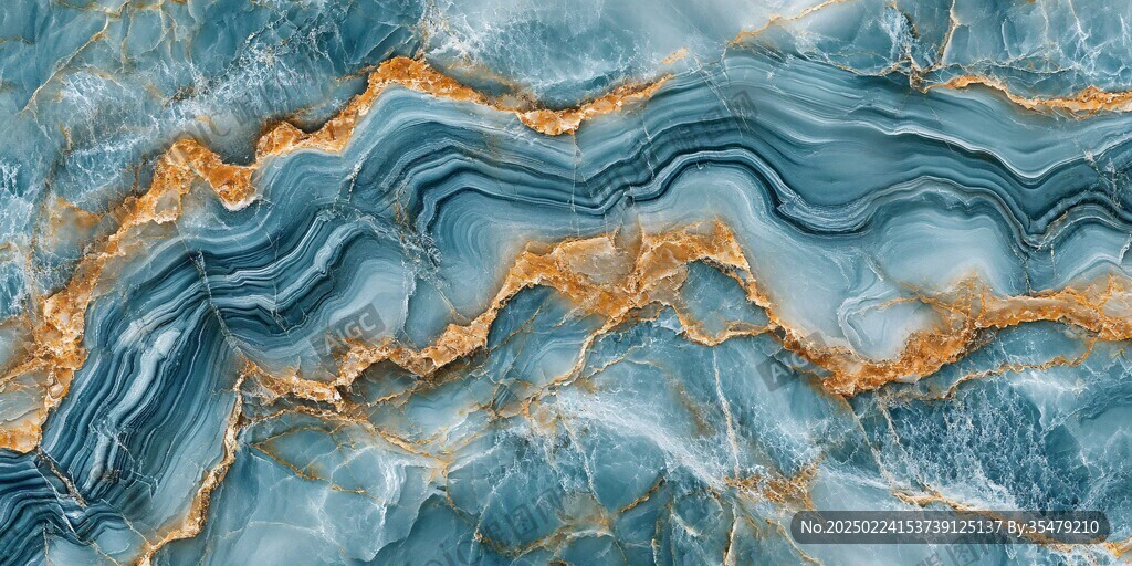 蓝色玛瑙石艺术背景