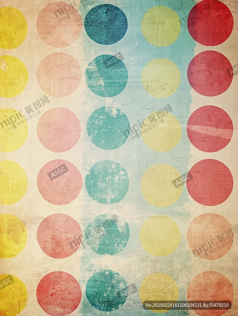 圆圈圆饼墙纸