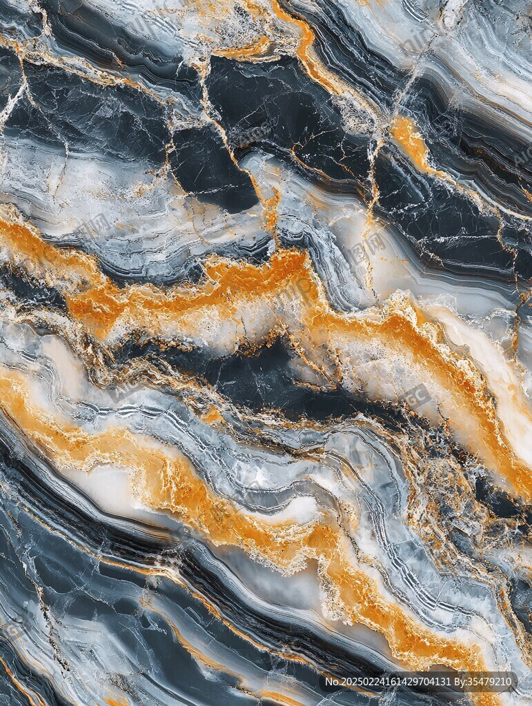 高清蓝色大理石纹理