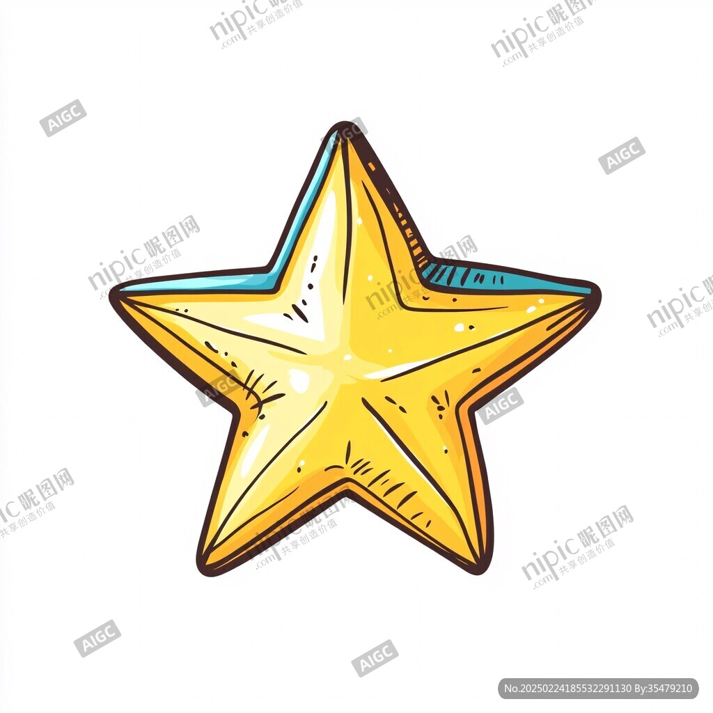 原创卡通星星形象