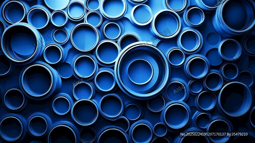 3d立体圈圈背景