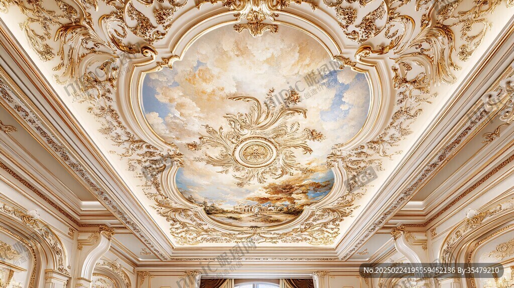 欧式古典天顶画