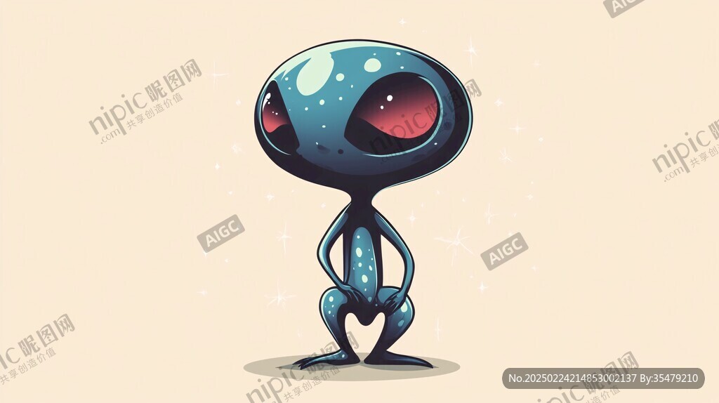 科技感娃娃吉祥物