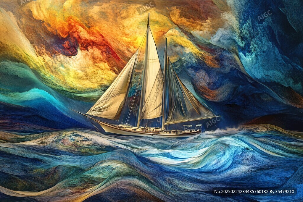 扬帆启航高清画