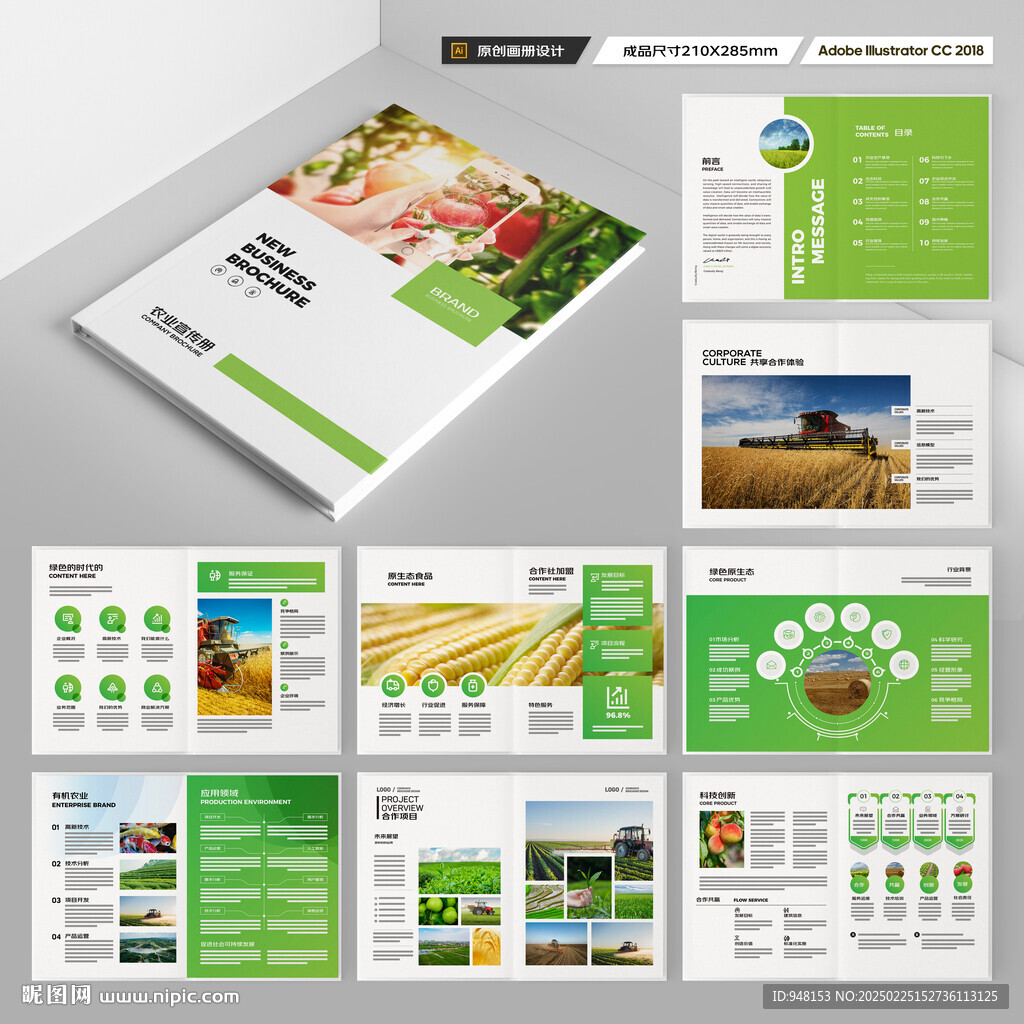 农产品宣传册