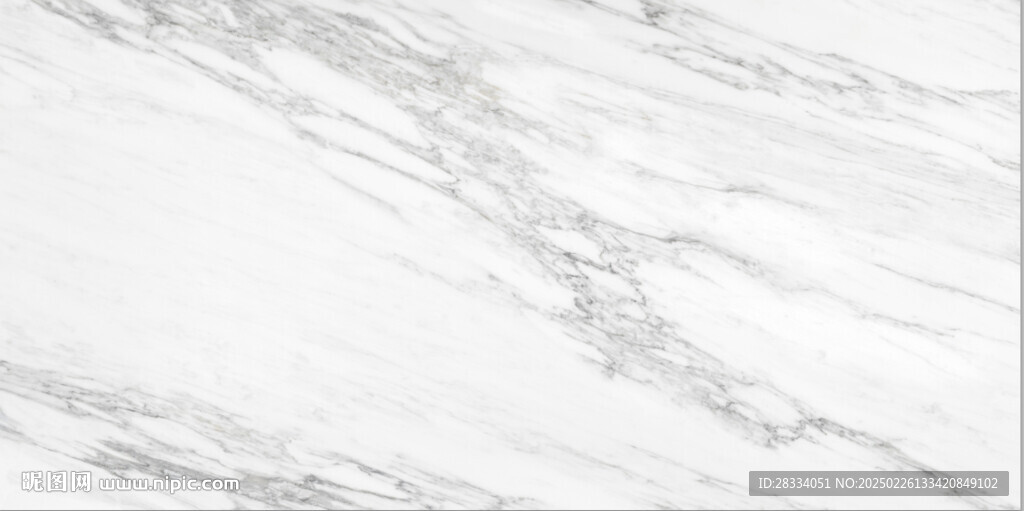 水墨云海白大理石