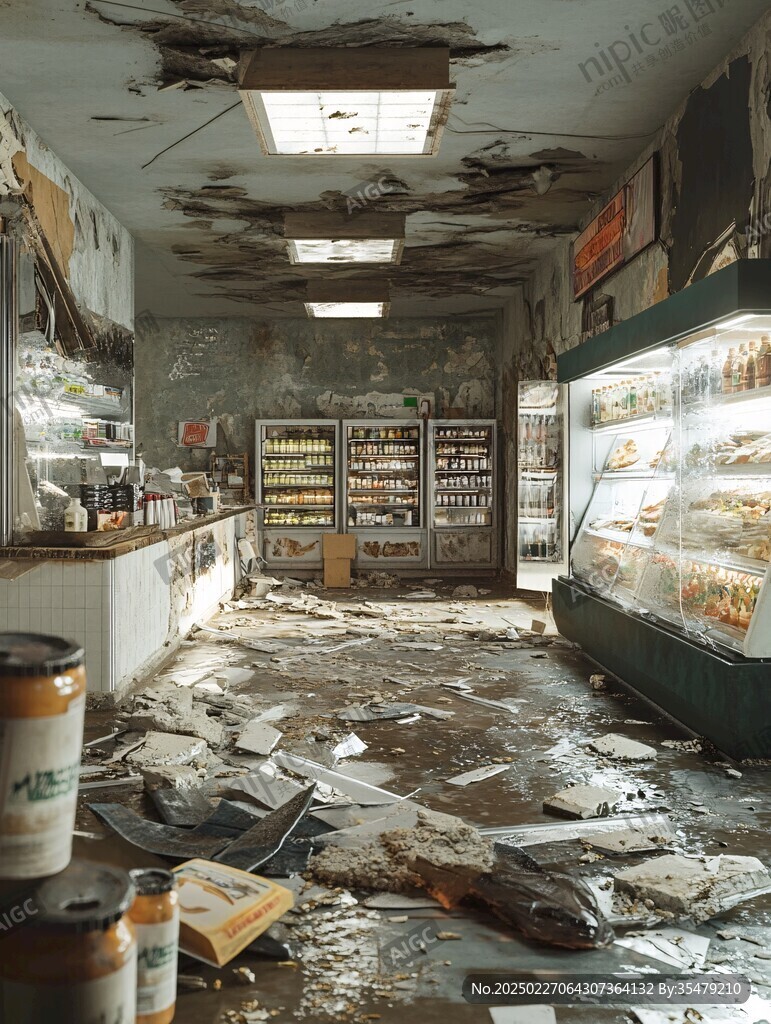 废弃的超市