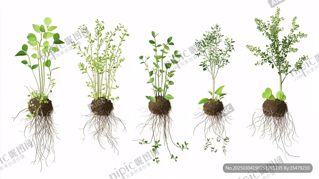 植物根系与土壤关系