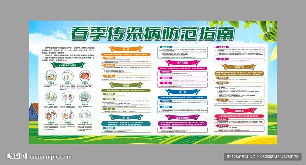 春季传染病防范指南