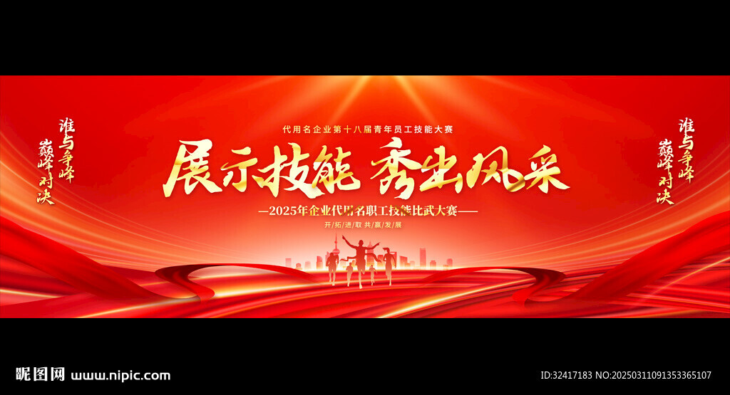 企业技能比赛背景