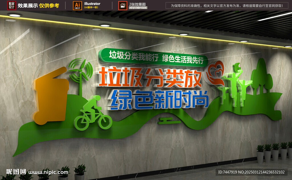 垃圾分类文化墙