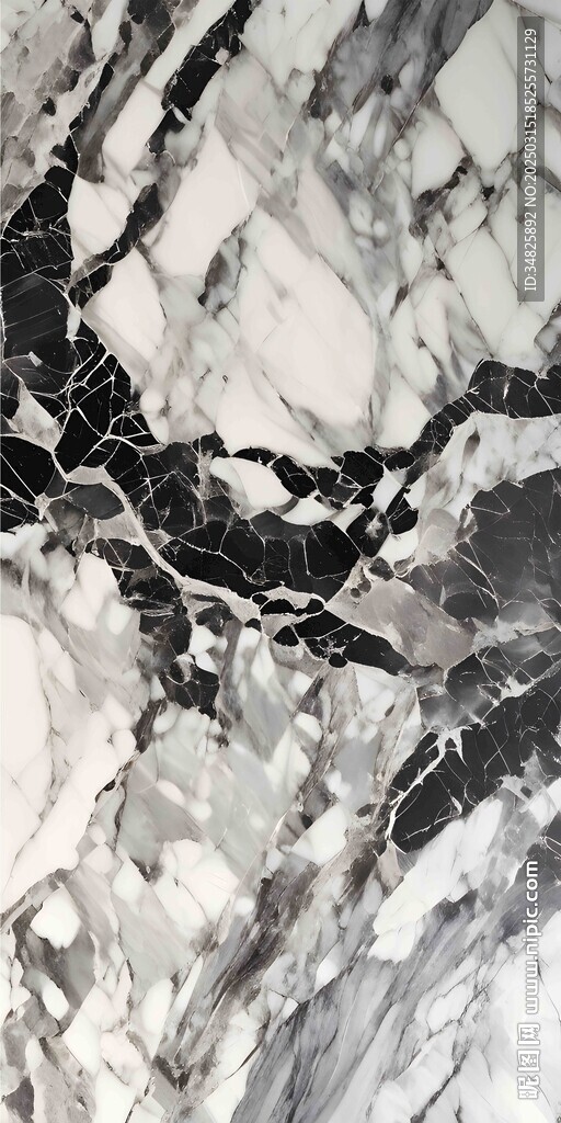 黑白奢石大理石