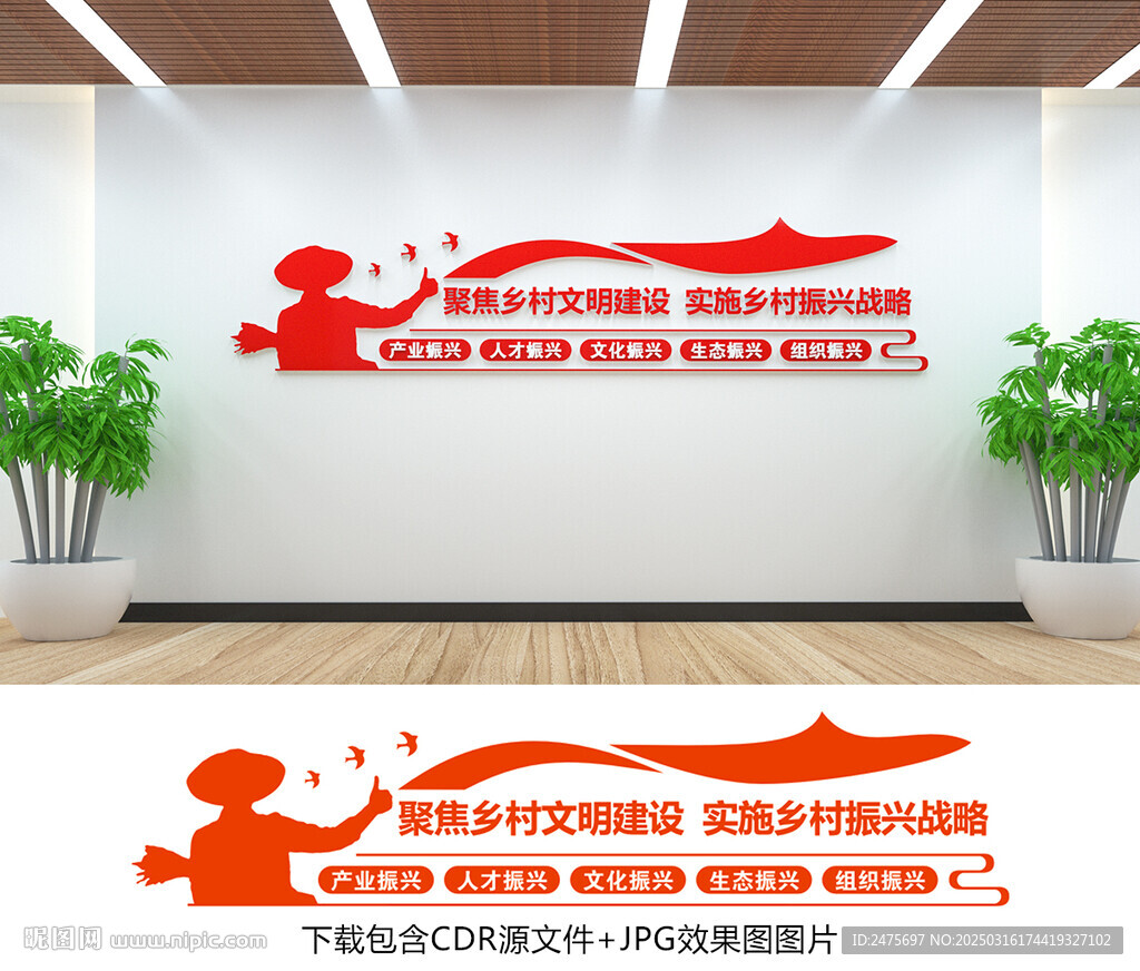 乡村振兴文化墙