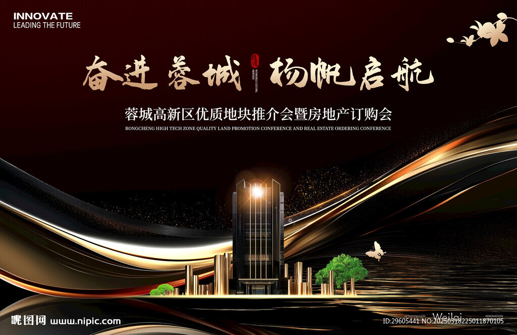 房地产活动展板