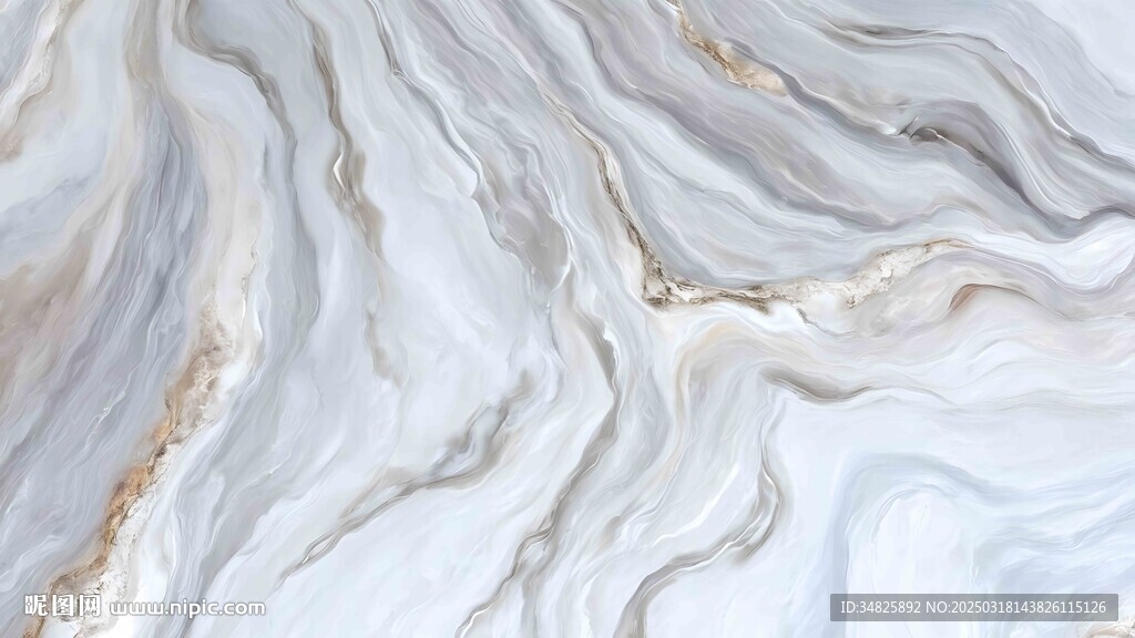 高清灰金色石纹大理石